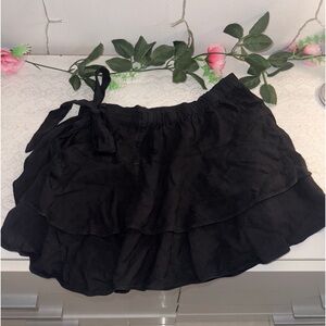 Urban Outfitters wrap black skirt